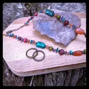 Crystal Necklace+Ring Set